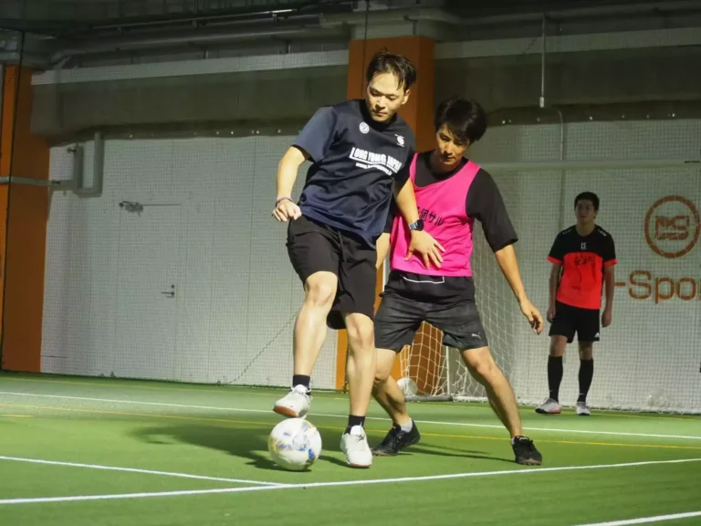フットサル中の様子